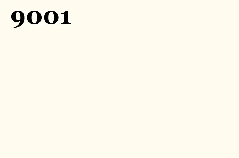 RAL 9001