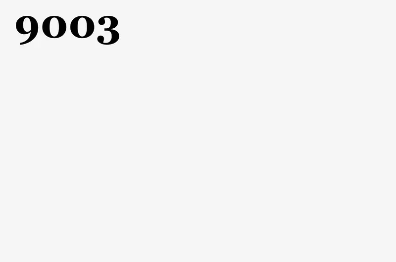 RAL 9003